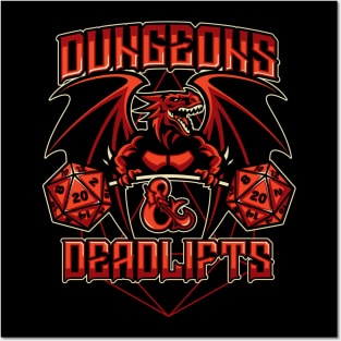 Dungeons and Deadlifts Posters and Art